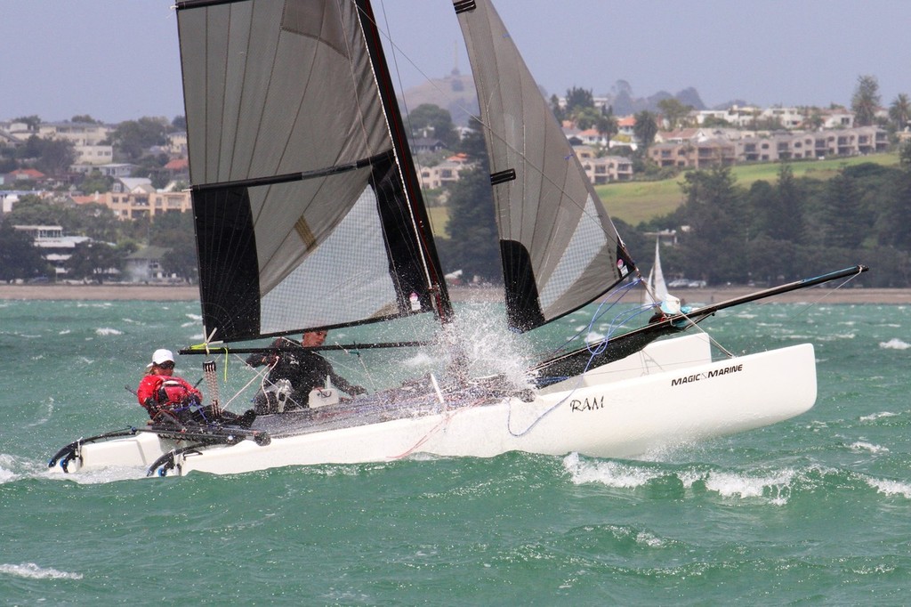 Mixed Multihull - Day 4, Oceanbridge Sail Auckland 2013 &copy; Richard Gladwell www.photosport.co.nz